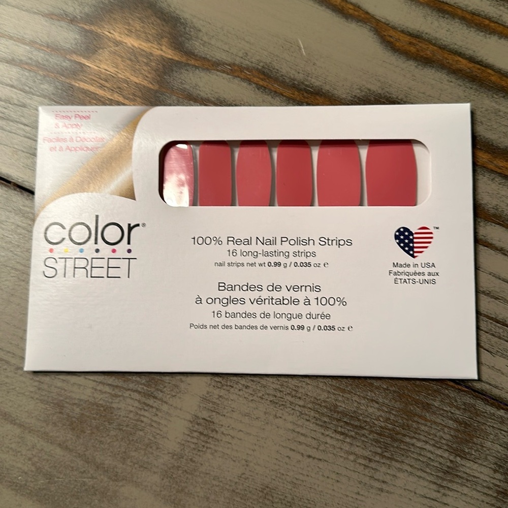 Color street nail polish strips